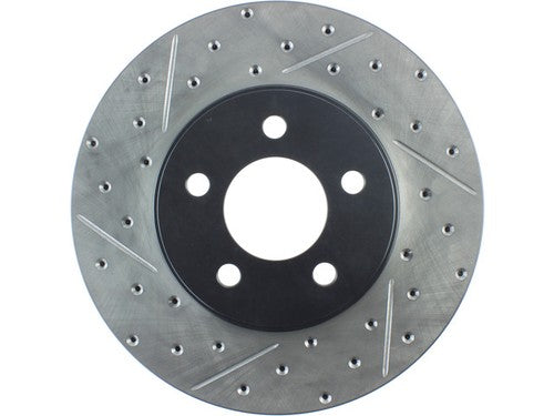 Stop Tech/ Power Slot 127.61072R SportStop  Drilled And Slotted BRAKE ROTORS