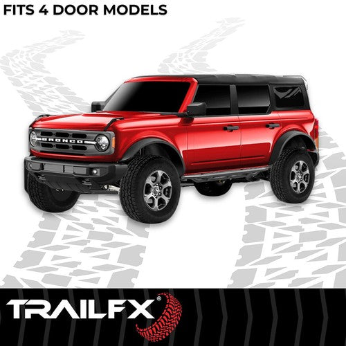 TrailFX BR011T TrailFX Rocker Guard Steps ROCKER PANEL PROTECTOR