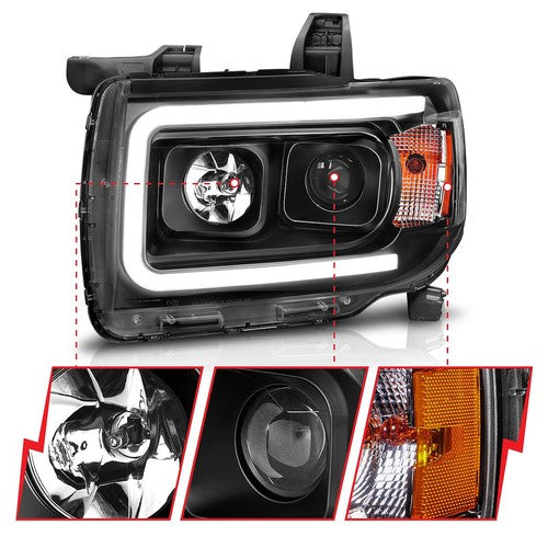 ANZO USA 111381  HEADLIGHT ASSEMBLY