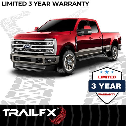 TrailFX A4005B TFX 4" Trapezoid Side Steps NERF BAR OVAL 4"