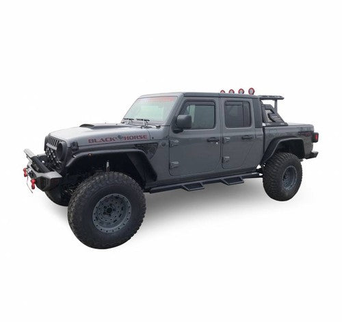 Black Horse Offroad AR2-09BA3-PLFR  Truck Bed Bar