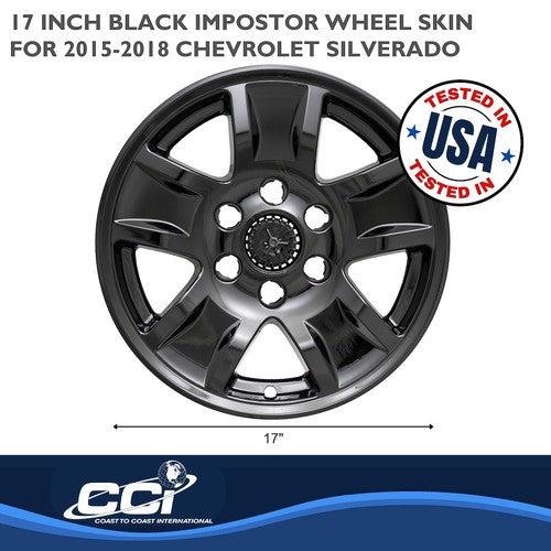 Coast To Coast IWCIMP390BLKN IMPOSTOR  WHEEL COVER