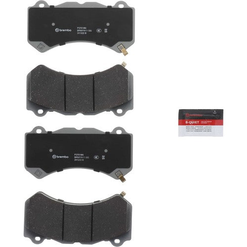 Brembo Front Ceramic Brake Pads Fits 2015-2023 Dodge Charger 4 Pc Breaks P37018N