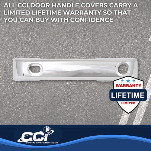 Coast To Coast CCIDH68592S Exterior Door Handle Cover Chrome Plated Set Of 4