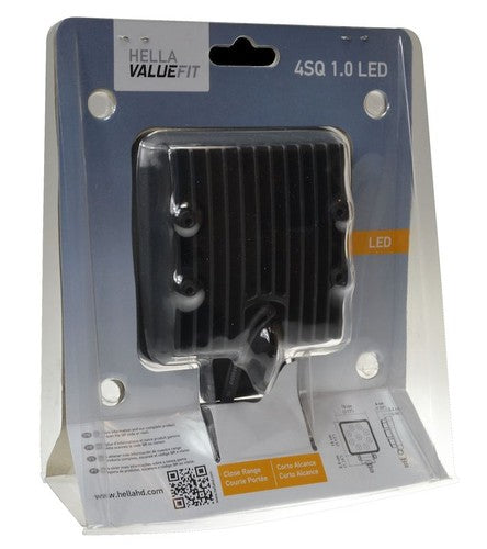 Hella 357103002 Work Light 4 "Square Pedestal Mount LED 13W 1000 lumens Single