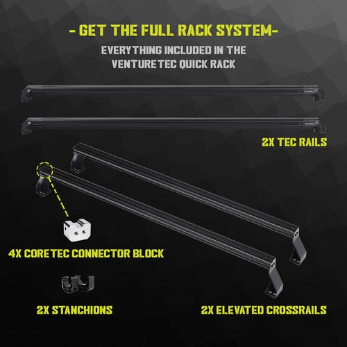 Putco 186855 VentureTEC  BED RAILS