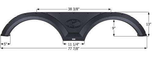 Icon 12410 Tandem Axle FENDER SKIRTS RV
