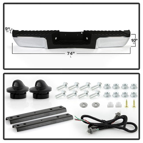 Spyder Automotive 9948398  BUMPER TRUCK REAR