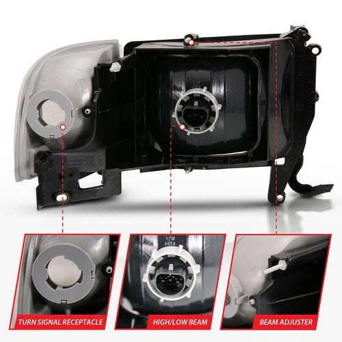 ANZO USA 111068 Crystal Clear HEADLIGHT ASSEMBLY