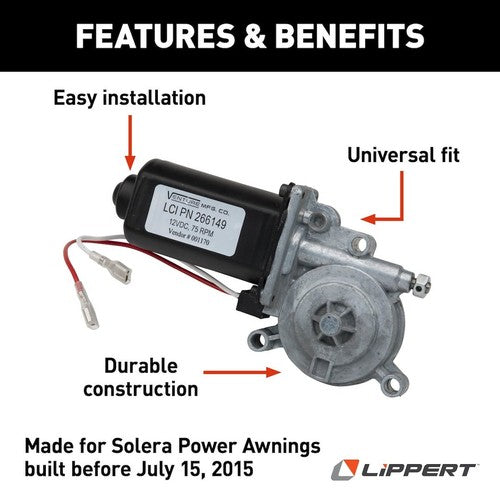 Lippert Components 266149 Solera AWNING-REPAIR PARTS RV