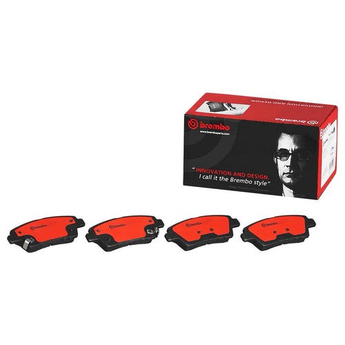Brembo Rear Ceramic Brake Pads Fits 2017 Genesis G80 4 Pc Brakes P30079N