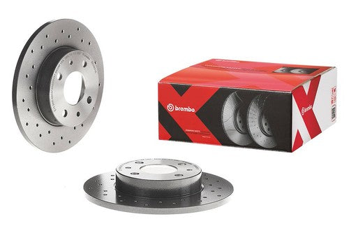 Brembo 0850851XC02 Brake Rotor Wheel Bolt Pattern 4 x 98mm Gray Cast Iron Singl