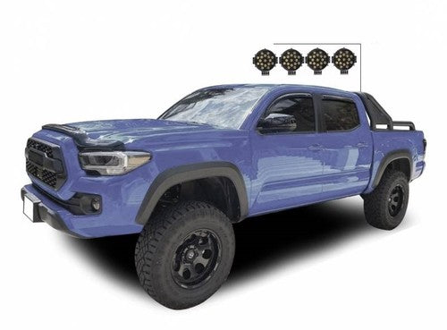 Black Horse Offroad GLRB-03B-PLB  Truck Bed Bar