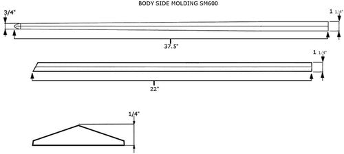 Coast To Coast CCISM600  SIDE MOLDING