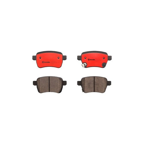 Brembo Rear Ceramic Brake Pad Fits 2014-2020 Fiat 500L 4 Pc Brake Set P23156N