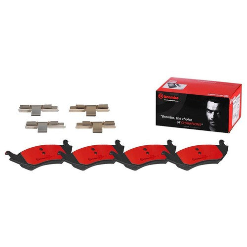 Brembo Rear Ceramic Brake Pads Fits 2002-2010 Dodge Ram 1500 4 Piece P18010N