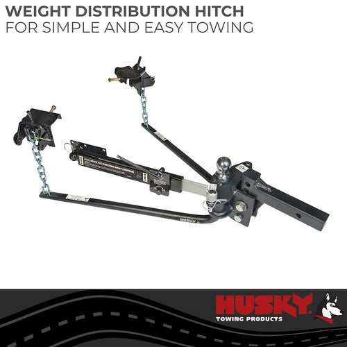 Husky Towing 30849 Husky Round Bar WEIGHT DISTRIBUTING HITCH
