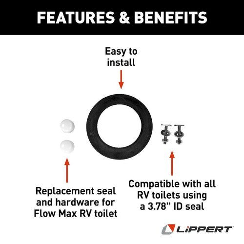 Lippert Components 2022121983 Flow Max  TOILET COMPONENTS RV