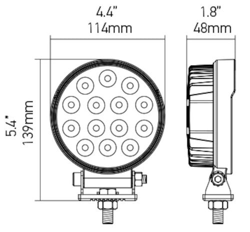 Hella 357105002 Optilux  LIGHTS UTILITY