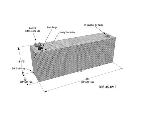 RDS Tanks 71212  LIQUID TRANSFER TANK