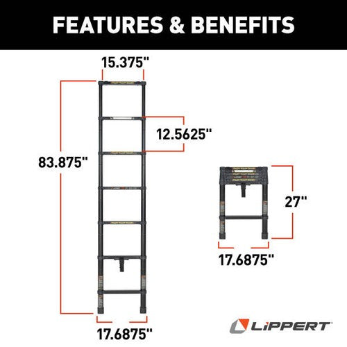 Lippert Components 2024044562  EXTERIOR LADDERS & CARRIERS RV