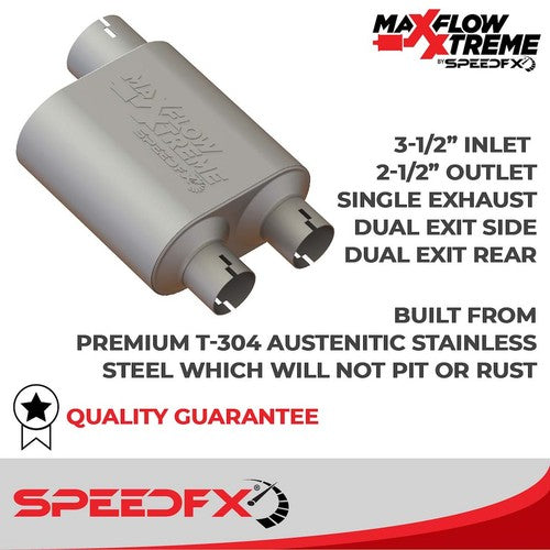 SpeedFX 50102 MaxFlow Xtreme Cat Back System EXHAUST SYSTEM