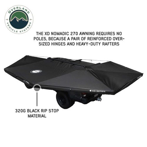 Overland Vehicle Systems 18179919 Awning Roof Rack Kit Component XD Nomadic