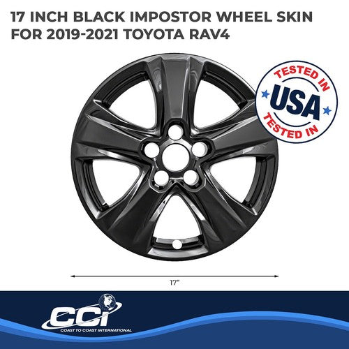 Coast To Coast IWCIMP434BLK IMPOSTOR  WHEEL COVER