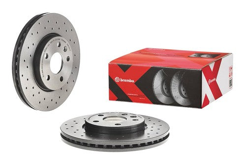 Brembo 09B3551XC02 Xtra BRAKE ROTORS