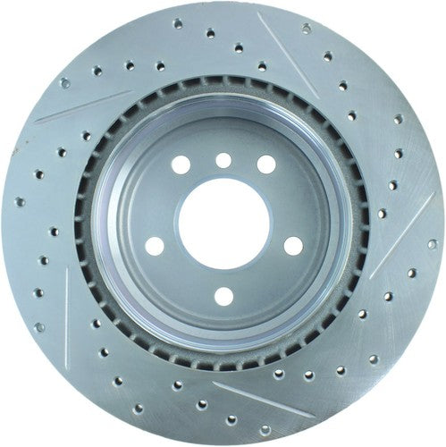 Stop Tech/ Power Slot 227.34080R C-Tek Drilled And Slotted BRAKE ROTORS