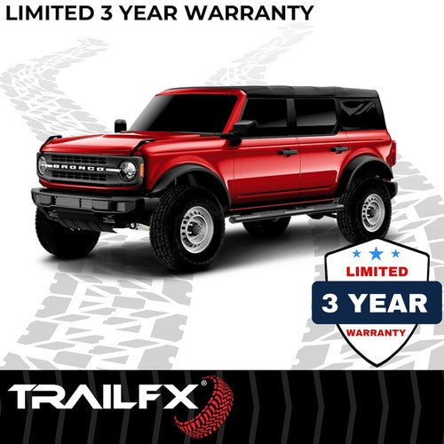 TrailFX A1555T TFX 4" Oval Tube Side Steps NERF BAR OVAL 4"