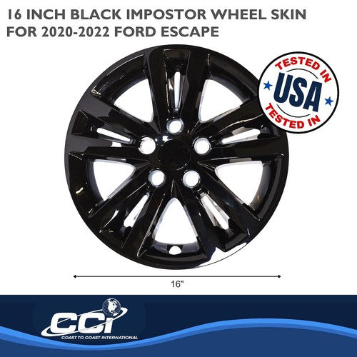 Coast To Coast IWCIMP453BLK IMPOSTOR  WHEEL COVER