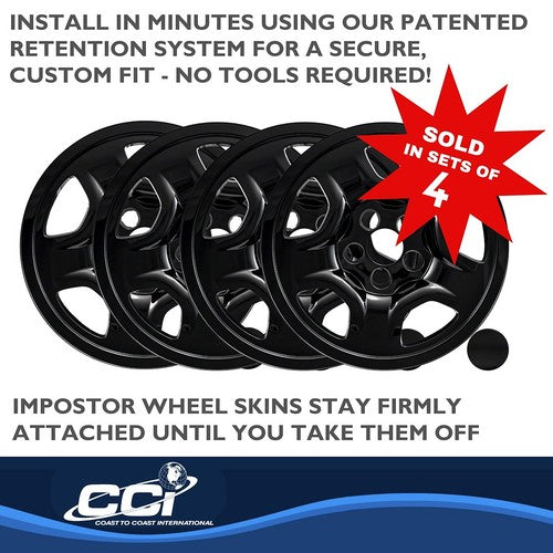 Coast To Coast IWCIMP97BLK IMPOSTOR  WHEEL COVER