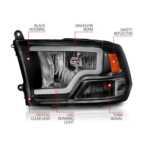 ANZO USA 111515 Crystal HEADLIGHT ASSEMBLY