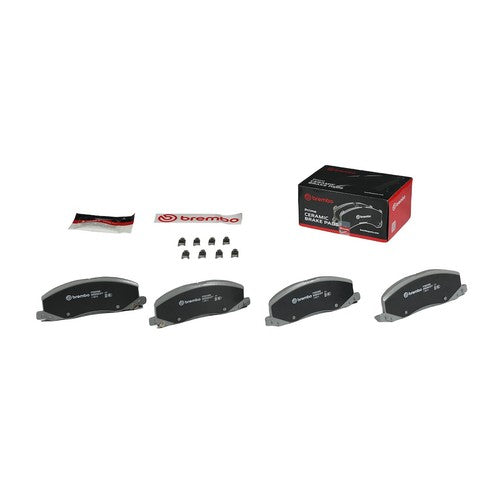 Brembo Front Ceramic Brake Pads Fits  2010 2011 Saab 9-5 Brakes 4 Piece P59058N