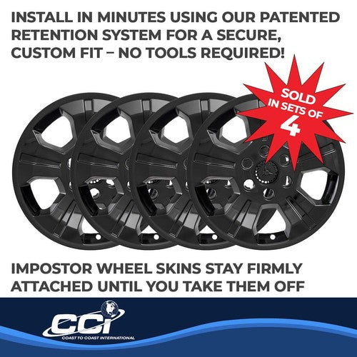 Coast To Coast IWCIMP392BLK IMPOSTOR  WHEEL COVER