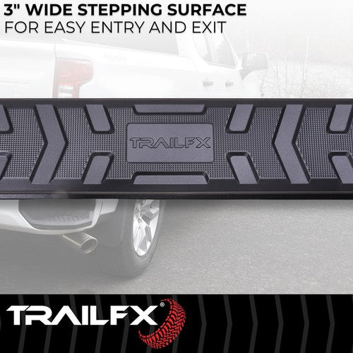 TrailFX AL4002B TrailFX A4 Series NERF BAR OVAL 4 1/2"
