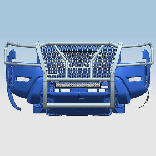 Black Horse Offroad RU-NIFR22-B-K1 Rugged Series GRILL GUARD
