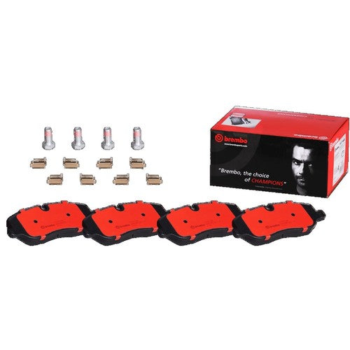 Brembo Front Ceramic Brake Pads Fits 2005-2009 Land Rover LR3 4 Piece P44014N