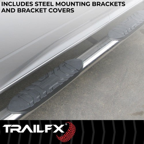TrailFX A1544S TFX 4" Oval Tube Side Steps NERF BAR OVAL 4"