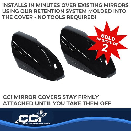 Coast To Coast MC67515RBK  MIRROR COVERS