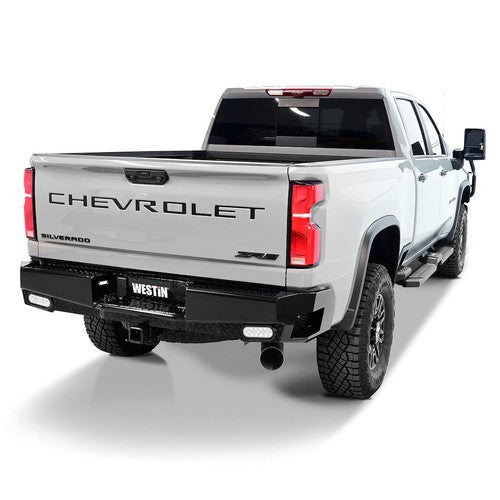 Westin Automotive 58-341185 Black Textured Powder Coated Steel Bumper