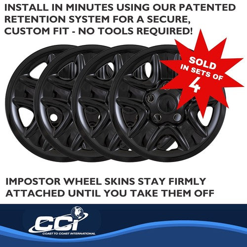 Coast To Coast IMP77BLKN IMPOSTOR  WHEEL COVER