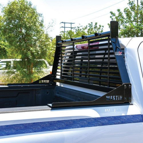 Westin Automotive 57-8025 Bolt-On Black Powder Coated Bar Style Headache Rack