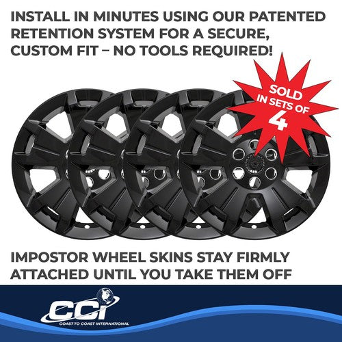 Coast To Coast IWCIMP405BLK IMPOSTOR  WHEEL COVER