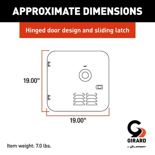 Lippert Components 2GWHDAS10 Girard  WATER HEATERS RV
