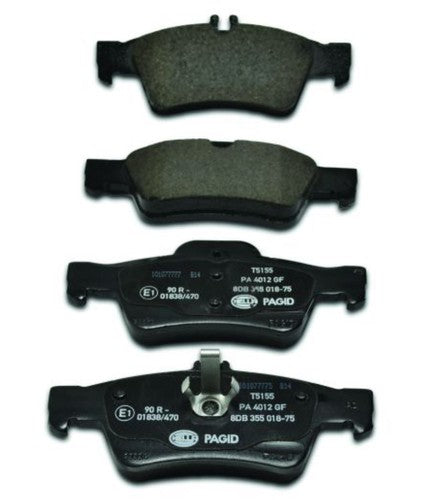 Hella Rear Low Metallic Brake Pads Fits  2006-2016 Mercedes E350 Brakes 2 Pc
