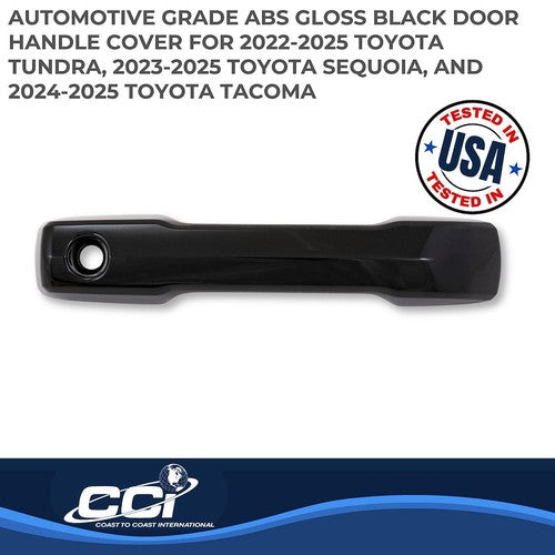 Coast To Coast DH68593BBK Exterior Door Handle Cover Gloss Black Set Of 4