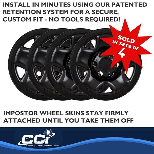 Coast To Coast IMP68BLKN IMPOSTOR  WHEEL COVER