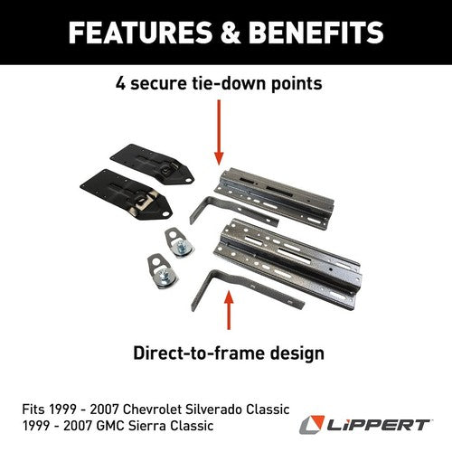 Lippert Components 182906 Happijac RV CAMPER TIEDOWNS & TURNBUCKL